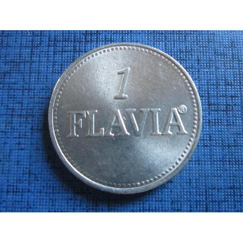  Жетон монетовидный 1 Флавиа (Flavia) – жетон кофейной машины Франция 23 мм