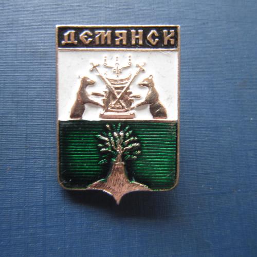 Значок Демянск герб
