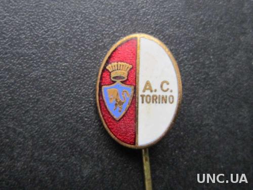 значок футбол Торино Италия тяжёлый эмаль
