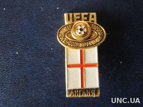 значок футбол УЕФА ЧЕ 1984 юноши Англия
