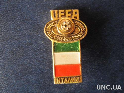 значок футбол УЕФА ЧЕ 1984 юноши Италия
