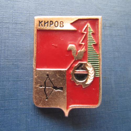 Значок Киров герб
