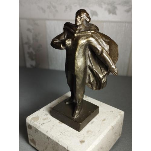 Чугун СССР, статуэтка «Циолковский - "отец" космонавтики», 0,6 кг, редкий