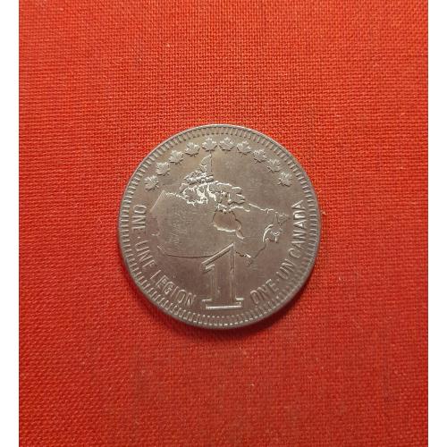 1 ONE • UNE LEGION • UN CANADA 1978г. Королевский канадский легион, Эдмонтон