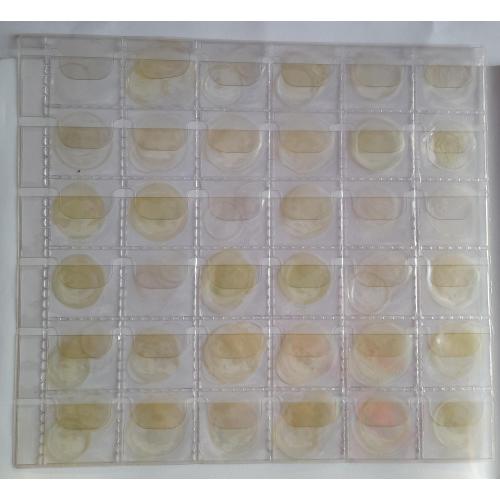19.Лист для монет  205х230мм на 36 ячеек             (32х32 мм)   Б\У