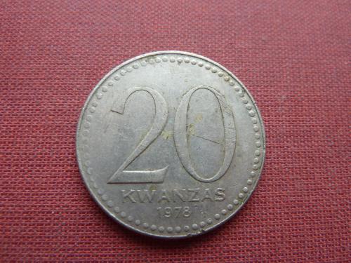 Ангола  20 кванза 1978г.