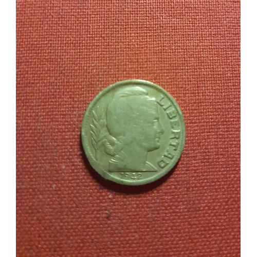  Аргентина 10 сентаво 1942г.