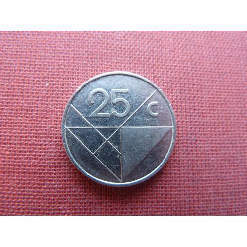 Аруба 25 центов 2002г.