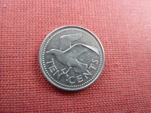Барбадос 10 центов 1998г.