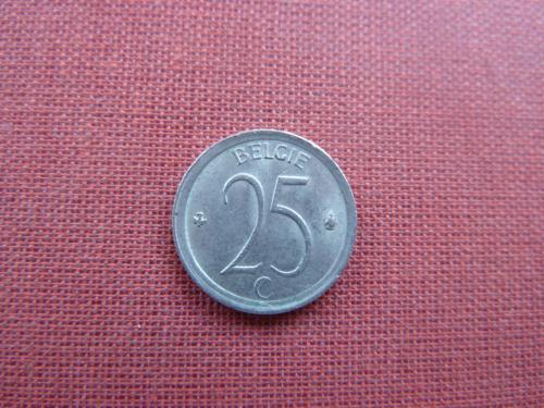 Бельгия 25 центов  1972г.