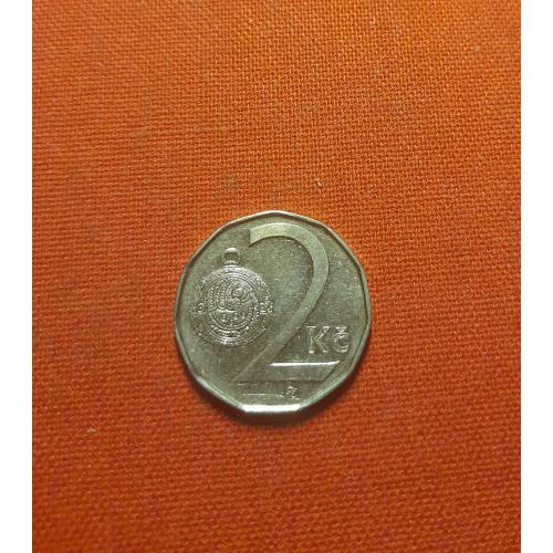 Чехия 2 кроны 2007г.