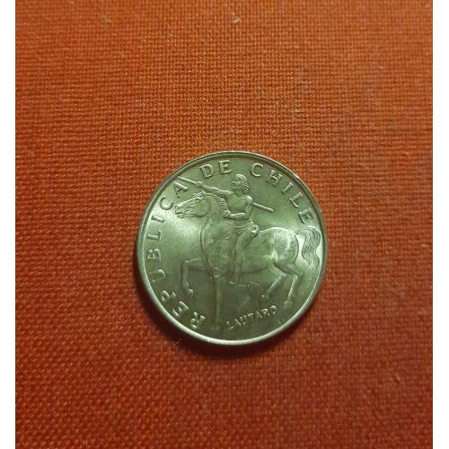 Чили 5 эскудо 1972 г.LAUTARO ,2 года чекана,редкие