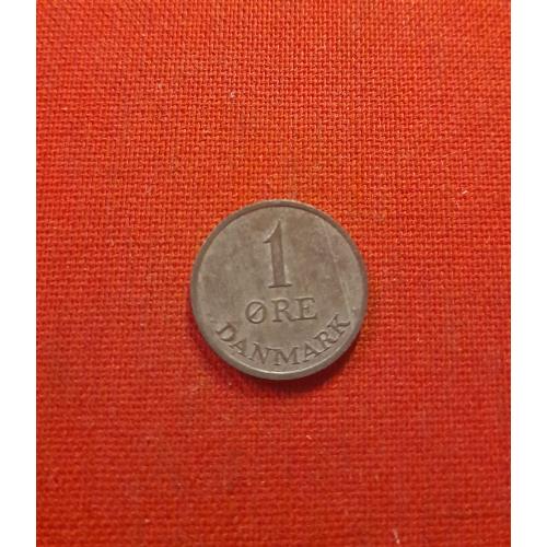 Дания 1 эре 1964г. Цинк