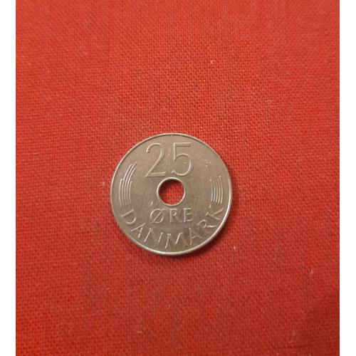 Дания 25 эре 1976г.Королева Маргрете II (1973 - 1989)