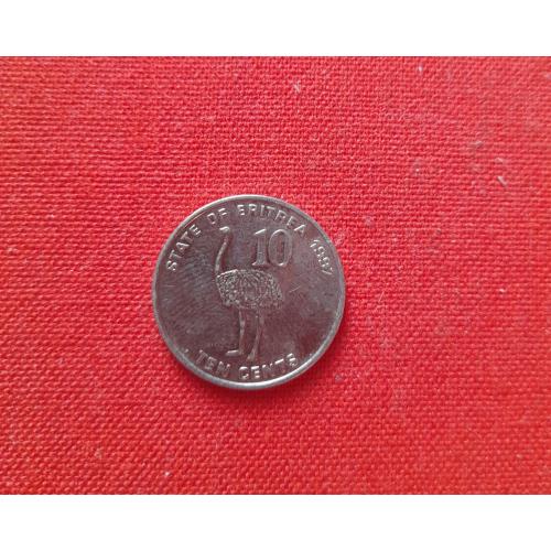 Эритрея 10 центов 1997г.