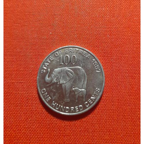 Эритрея 100 центов 1997г.