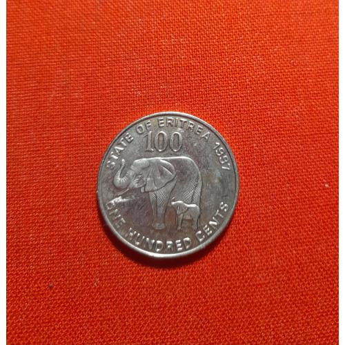  Эритрея 100 центов 1997г.