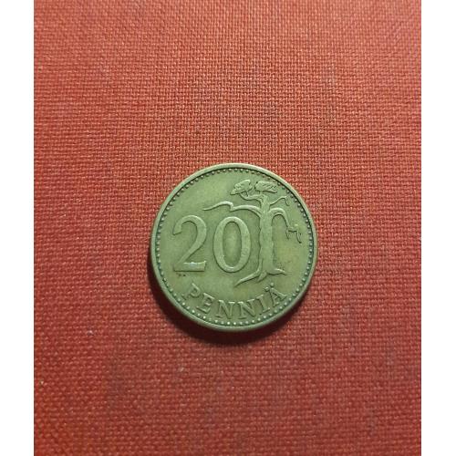 Финляндия 20 пенни 1963г.