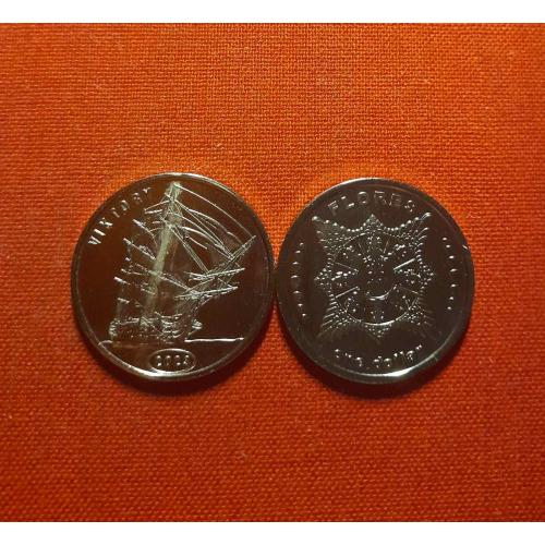 Флорес Остров 1 доллар 2023г.Flores , Малые Зондские острова,Viktory,UNC