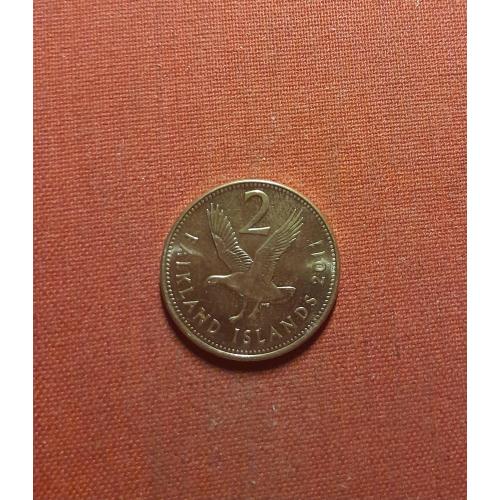 Фолклендские Острова 2 пенса 2011г.Магелланов гусь, Фолкленды, сохран