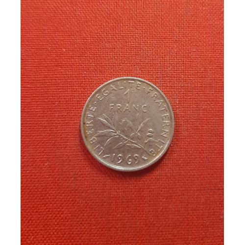 Франция 1 франк 1969г.
