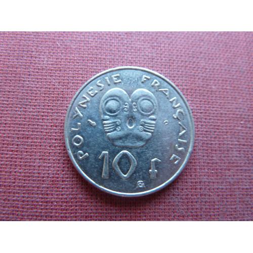 Французская Полинезия 10 франков 2001г. POLYNÉSIE FRANÇAISE.