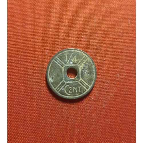 Французский Индокитай ¼ сантима 1942г.Цинк, ETAT FRANÇAIS INDOCHINE