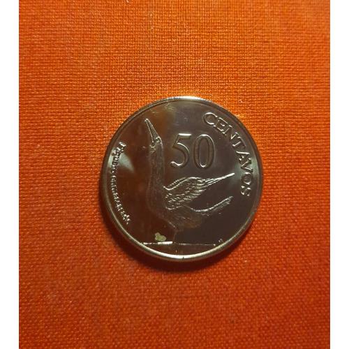 Галапагосские острова 50 сентавос 2008г. Галапагосы, Черепа́шьи острова́ редкие