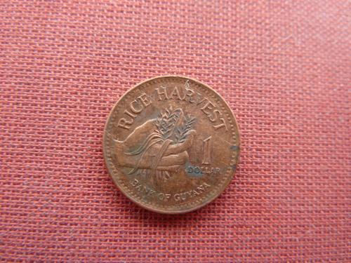 Гайана 1 доллар 1996г.