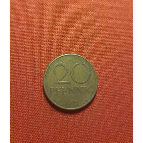 ГДР 20 пфеннигов 1969г. Германия (1948 - 1990)