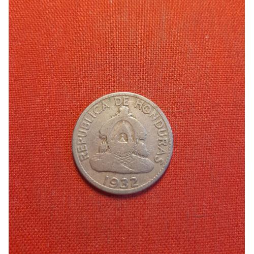 Гондурас 10 сентаво 1932г.DIEZ CENTAVOS DE LEMPIRA,редкий год
