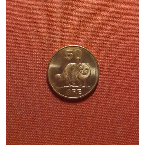 Гренландия 50 эре 2010г. Kalaallit Nunaat, сохран