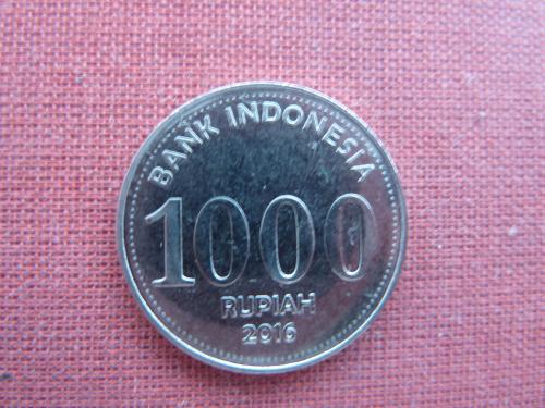 Индонезия 1000 рупий 2016г. UNC 