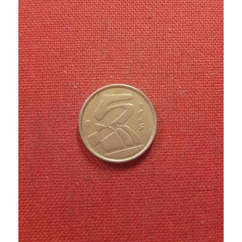 Испания 5 песет 1990г.