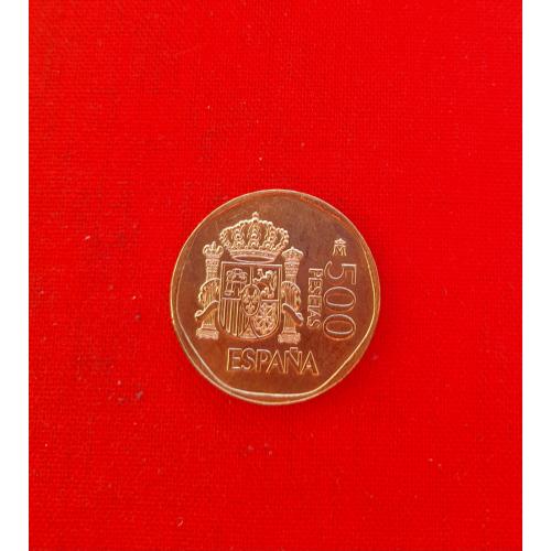 Испания 500 песет 1988г. Хуан Карлос I и София,отличный сохран