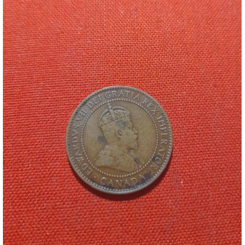 Канада 1 цент 1906 г. Эдуард VII ,сохран