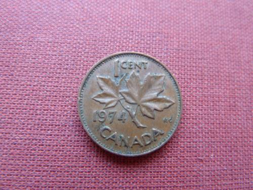 Канада 1 цент 1974г.