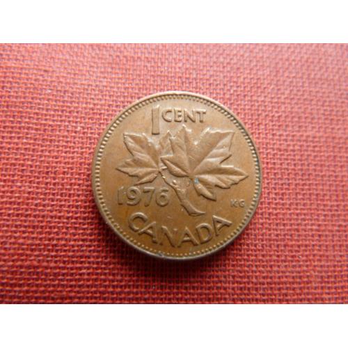Канада 1 цент 1976г. Елизавета II