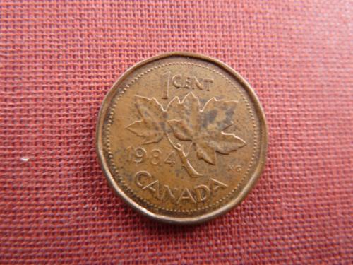 Канада 1 цент 1984г.