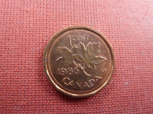 Канада 1 цент 1986г.