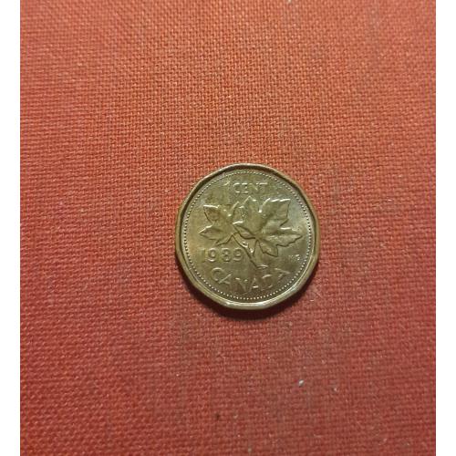 Канада 1 цент 1989г.