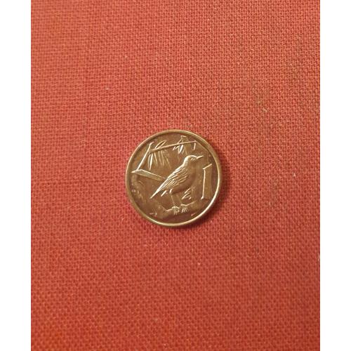 Каймановы острова 1 цент  2005г.Кайманы,Дрозд, нечастый год