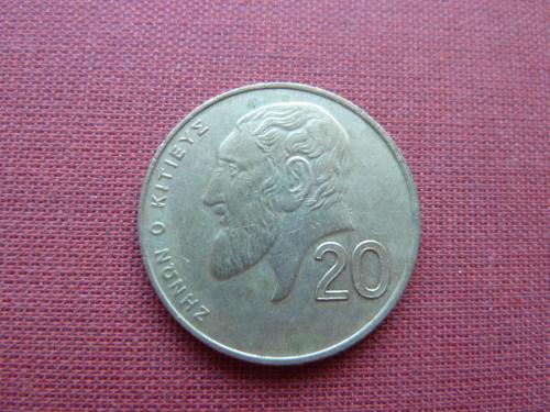 Кипр 20 центов 1994г.