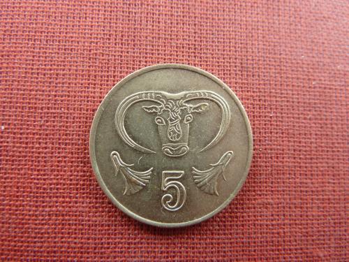 Кипр 5 центов 1991г.