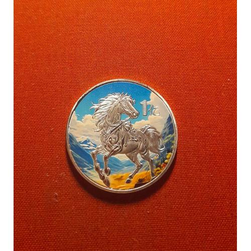 Китай 1 亿 (yì) 2026г. 40мм,, сто миллионов (100 000 000),Сувенирная монета, год Лошади 2026