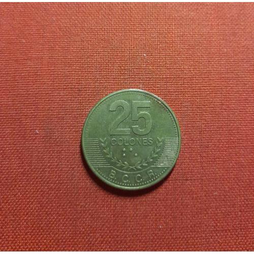 Коста-Рика 25 колонов 2007г.