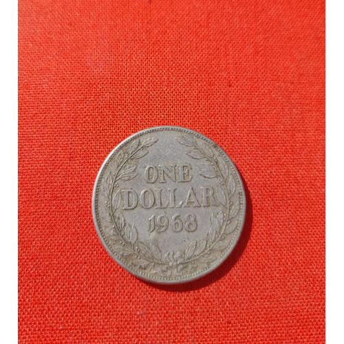 Либерия 1 доллар 1968г. 