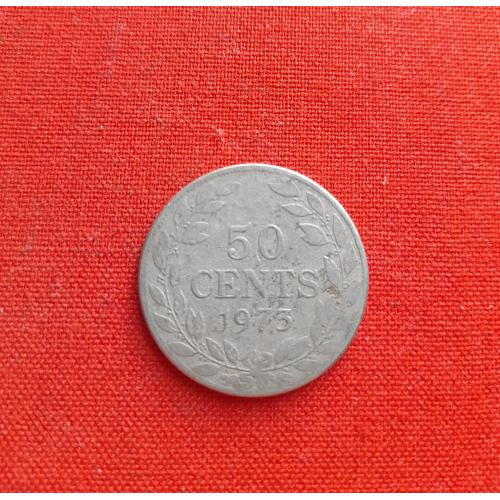 Либерия 50 центов 1973г.