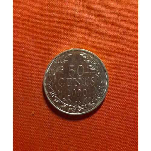 Либерия 50 центов 2000г.