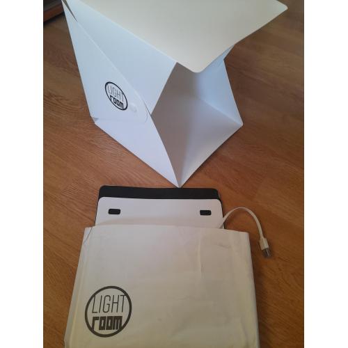 Lightroom,Лайтбокс для предметного макро фото с LED-подсветкой, USB, 240х230х220 мм Б/У